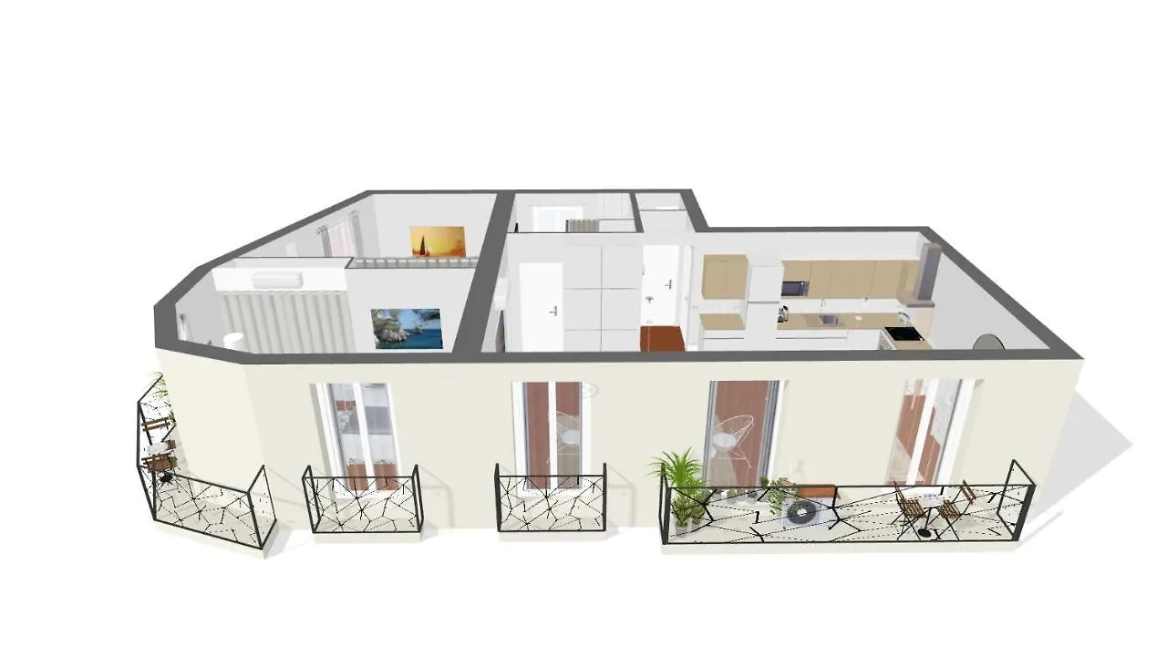 Apartmán Coup De Coeur Vieux Port-Republique Marseille